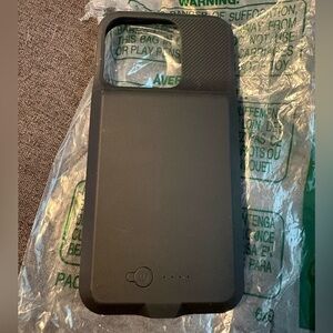 iPhone Black Battery Phone Case with Power Button